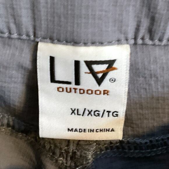 LIV Outdoor Pants Women's Sz XL Gray Casual Hiking Camping Life Integrity Earth - Picture 2 of 9